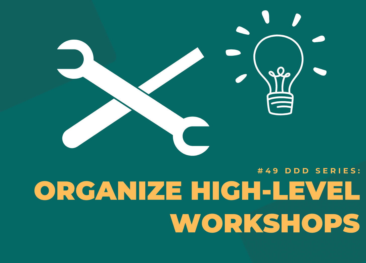 Cover Image for #49 DDD Series: Organize High-Level Workshops